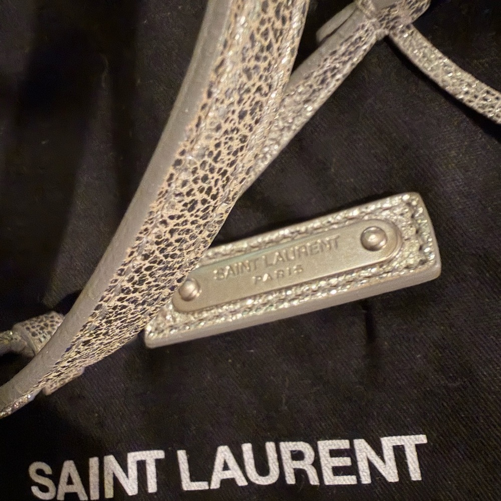 Saint Laurent YSL Silver Fanny pack - Picture 6 of 9